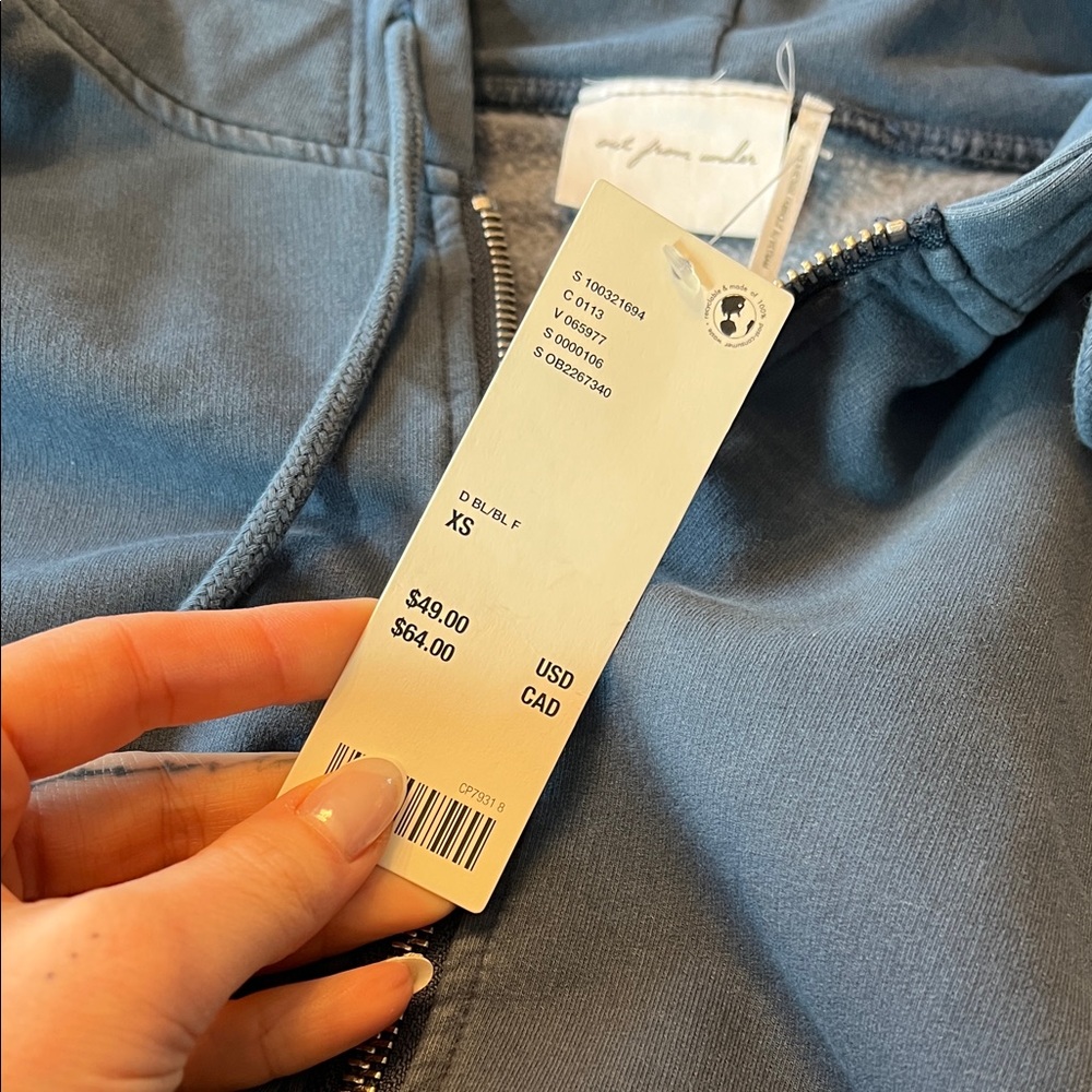 Urban Outfitters Out From Under Selene Cropped Hoodie - Picture 4 of 6
